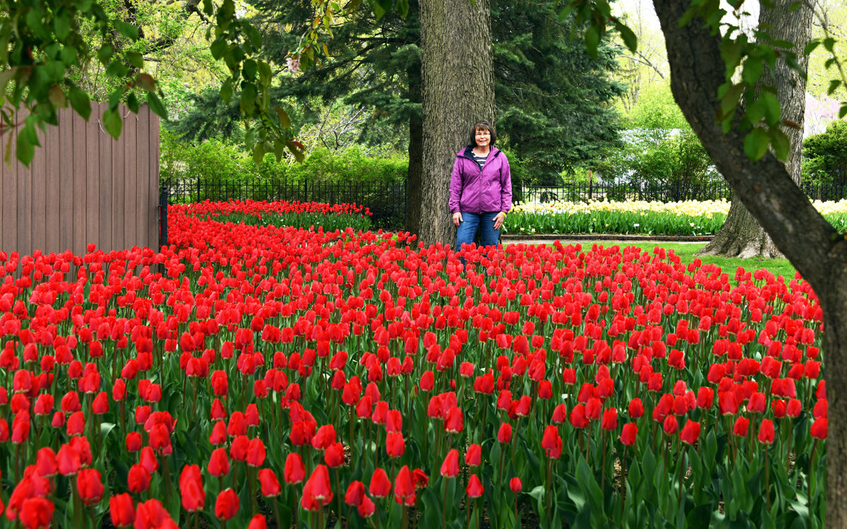 211 Mary Folkerts in Scholte Garden in Pella, Iowa.JPG